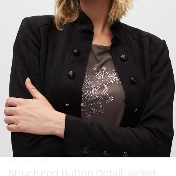 NEW Melanie Lyne Button Detail Jacket - Picture 5 of 10